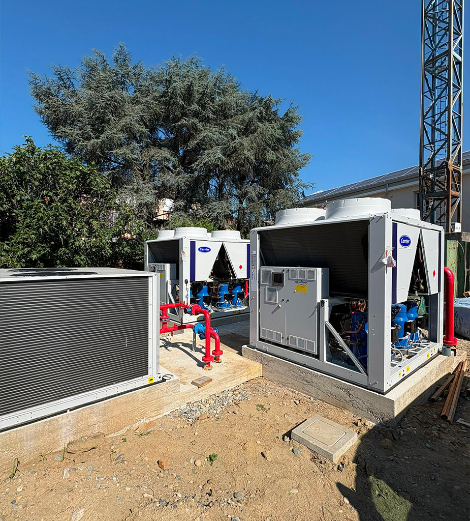 RSA Novara e Vercelli – Impianto di climatizzazione